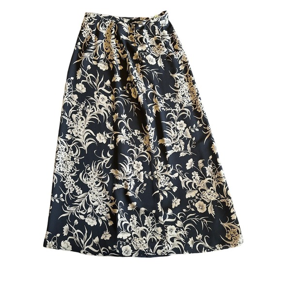 Josephine Chaus 1990s Vintage Floral Peasant Skirt Romantic Gypsy Boho Sz 8 Y2K - Picture 2 of 6